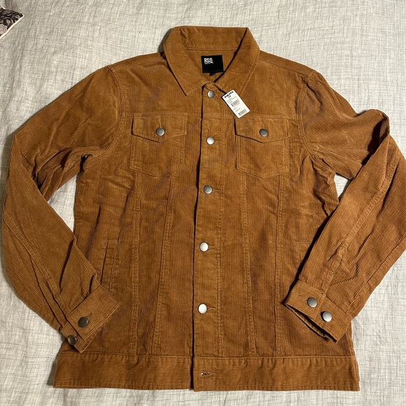 NWT - TILLYS a brand RSQ - men’s corduroy jacket in brown - Picture 3 of 9